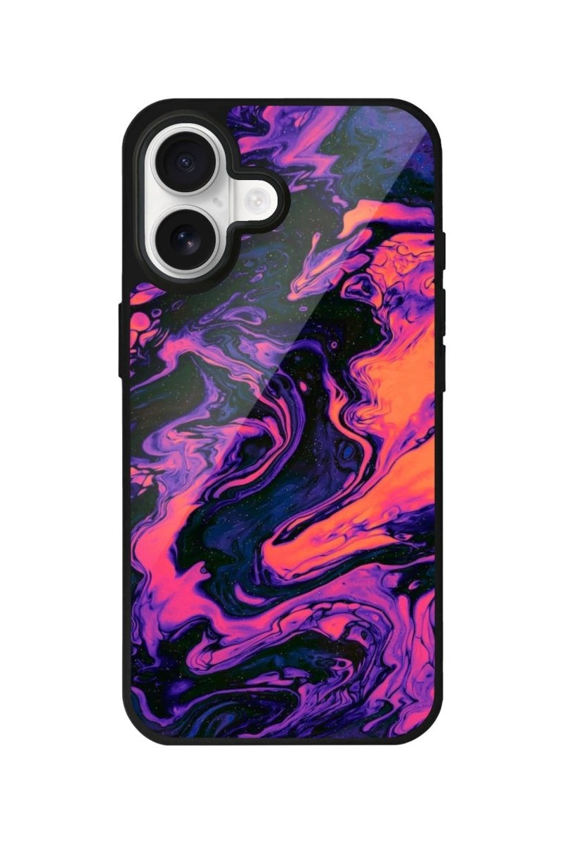 iPhone Violet Glossy Telefon Kılıfı - Sumthincs