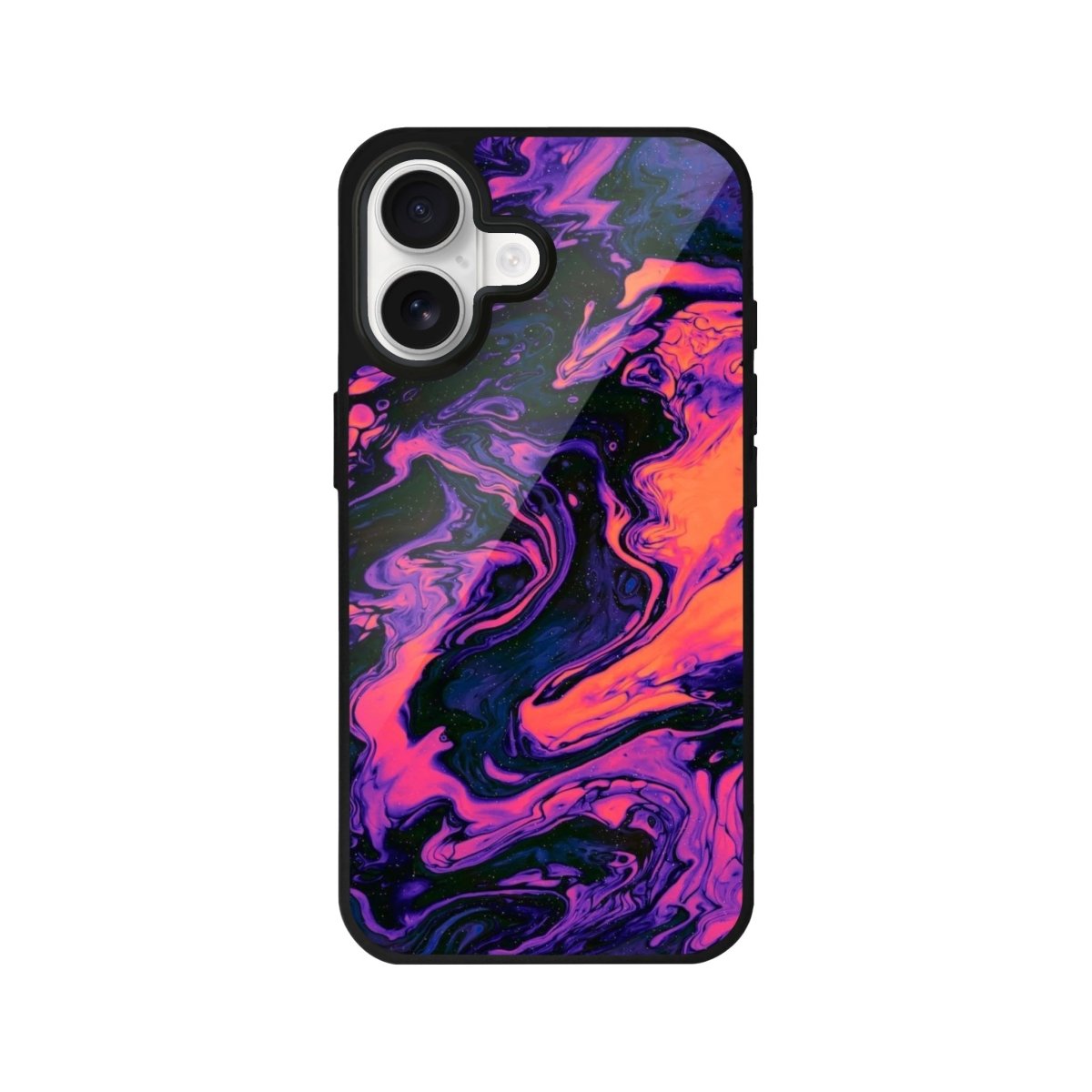 iPhone Violet Glossy Telefon Kılıfı - Sumthincs