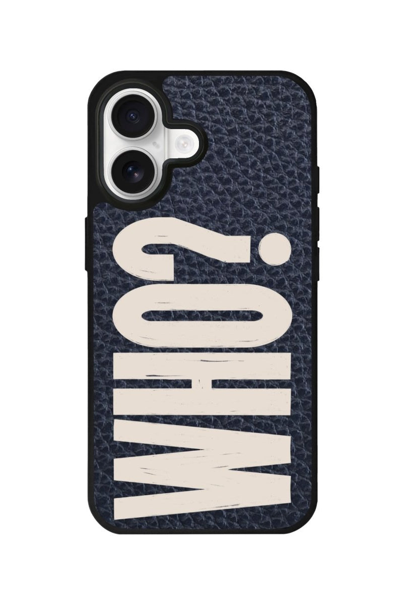 iPhone Who? Leather Deri Telefon Kılıfı Pasifik Mavi - Sumthincs