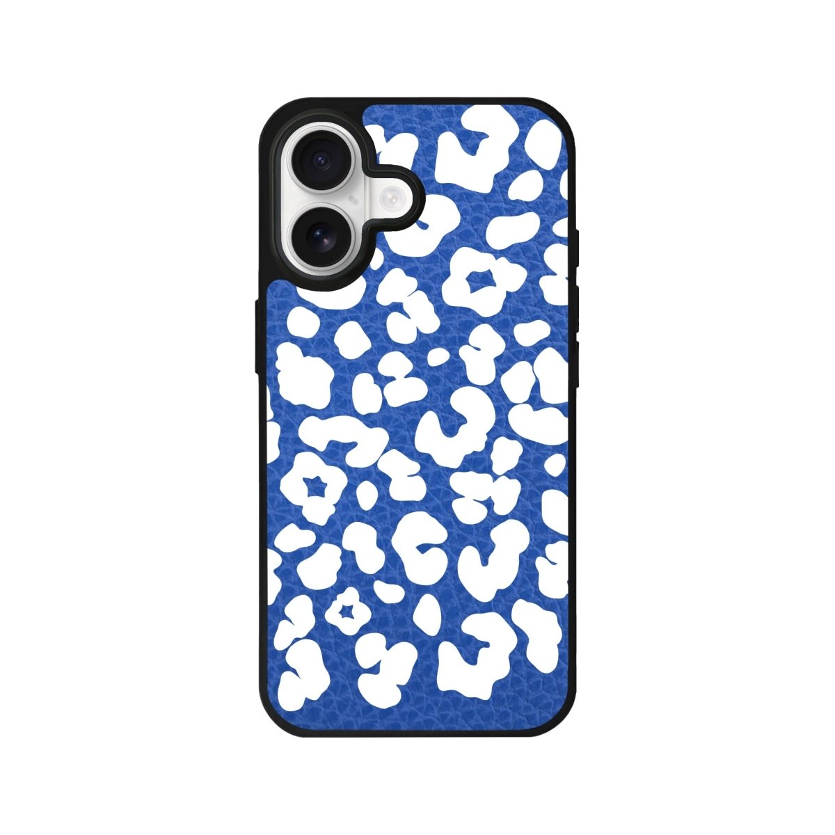 iPhone Wild Cat Leather Deri Telefon Kılıfı Mavi - Sumthincs
