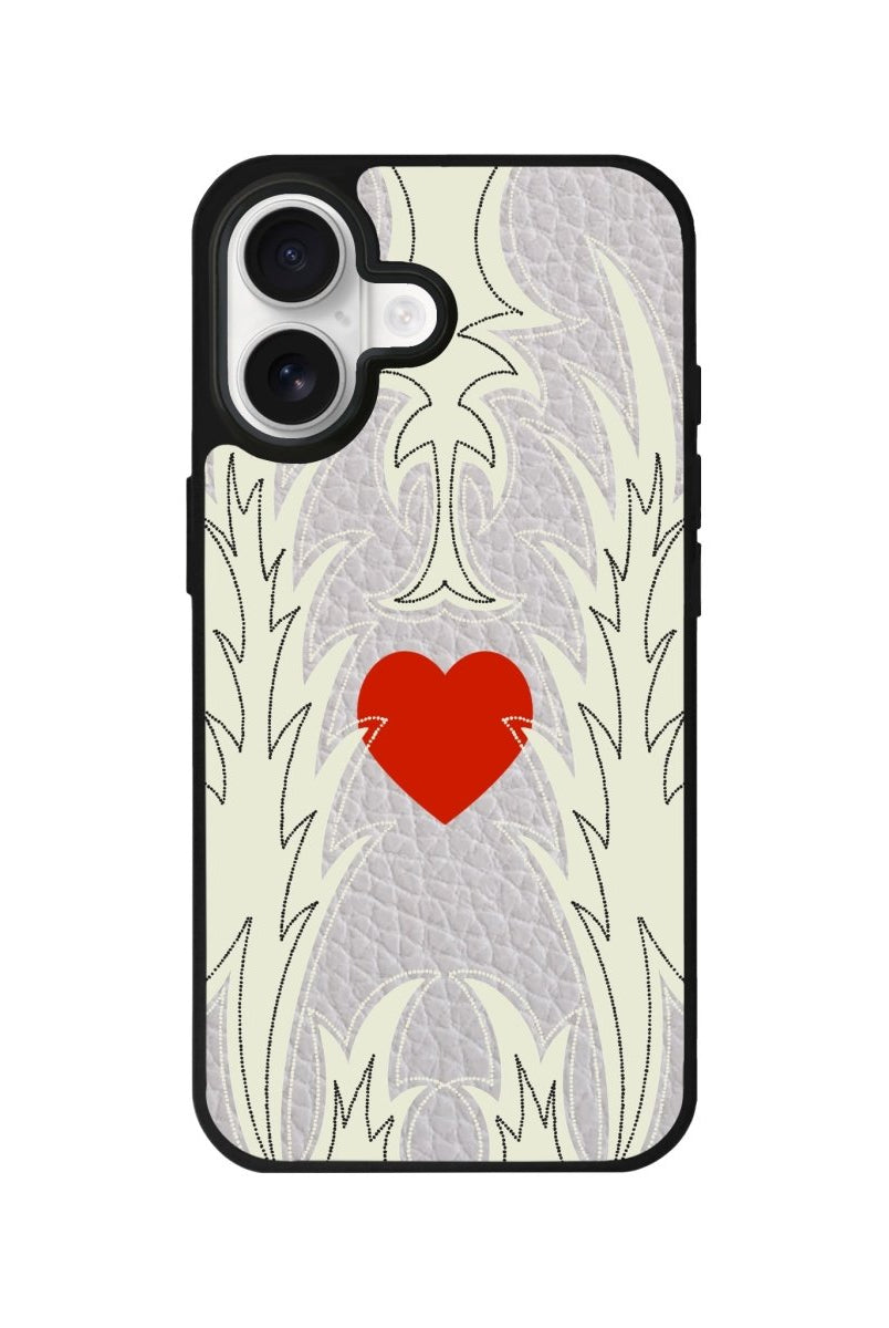 iPhone Wildheart Leather Deri Telefon Kılıfı Gri - Sumthincs