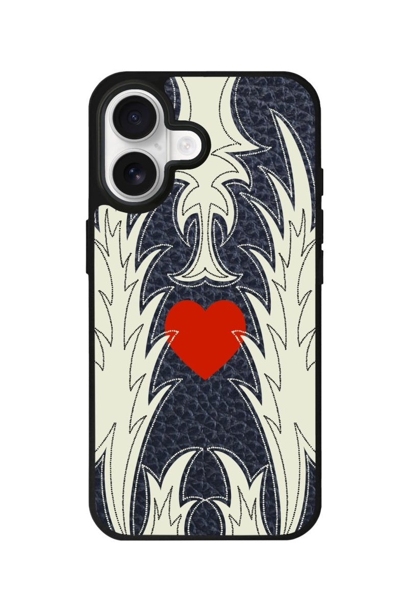 iPhone Wildheart Leather Deri Telefon Kılıfı Pasifik Mavi - Sumthincs