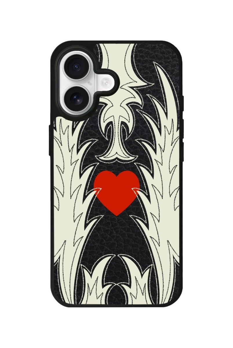 iPhone Wildheart Leather Deri Telefon Kılıfı Siyah - Sumthincs