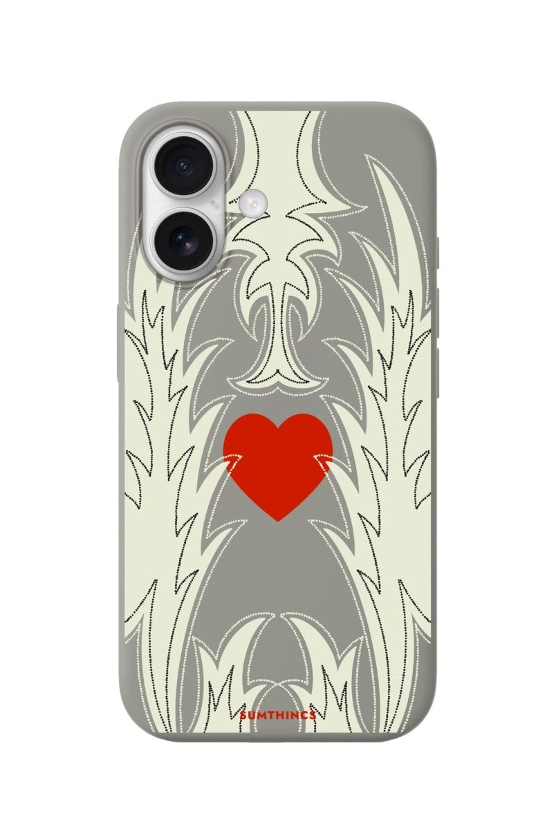 iPhone Wildheart Premium Telefon Kılıfı Gri - Sumthincs