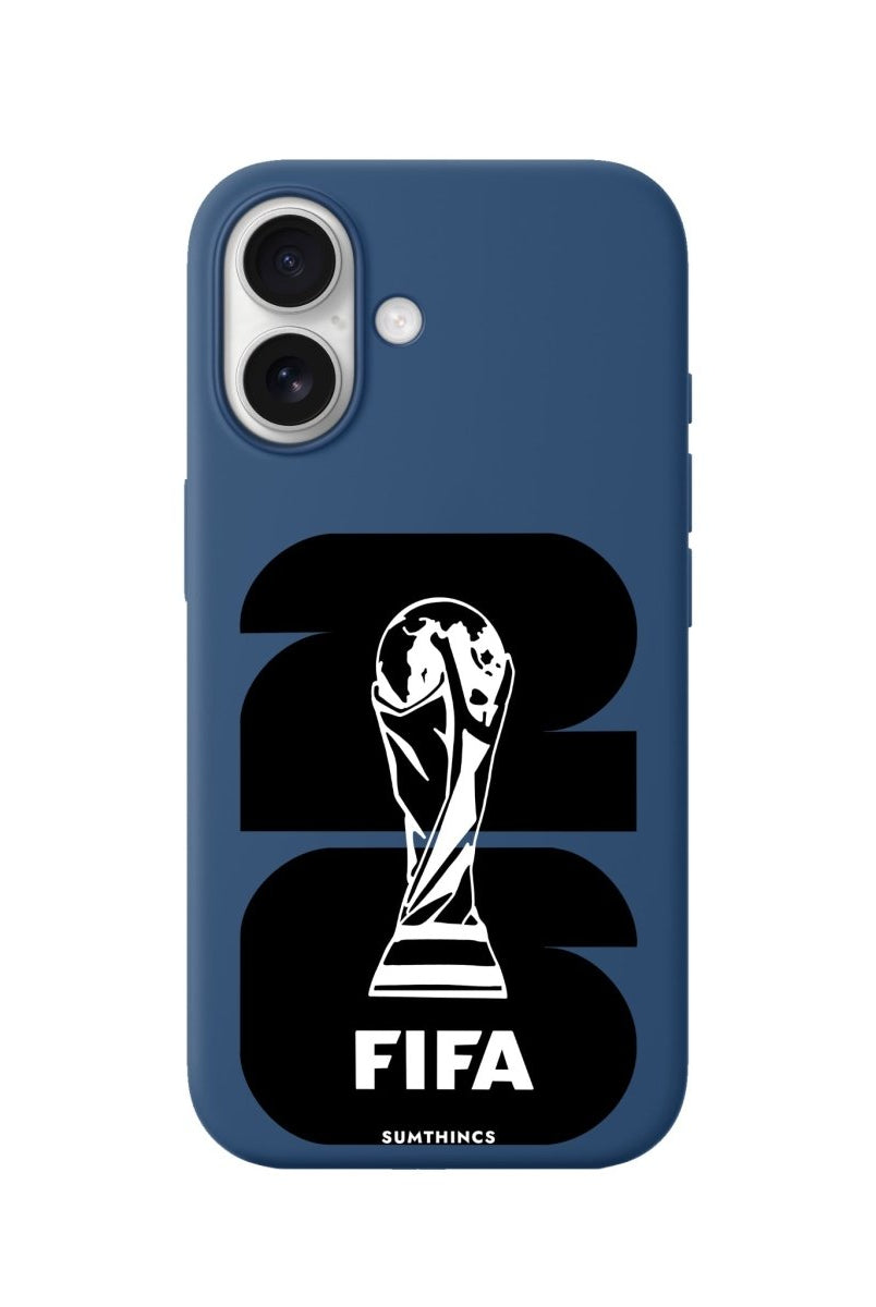 iPhone World Cup 26 Premium Telefon Kılıfı Pasifik Mavi - Sumthincs