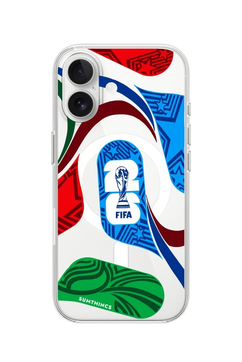 iPhone World Cup Ball Clear Magsafe Telefon Kılıfı - Sumthincs