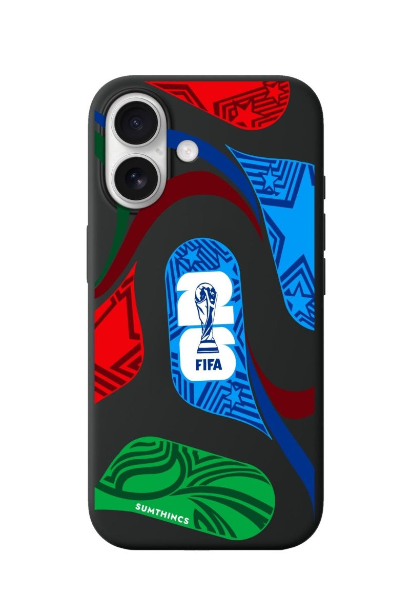 iPhone World Cup Ball Premium Telefon Kılıfı Siyah - Sumthincs