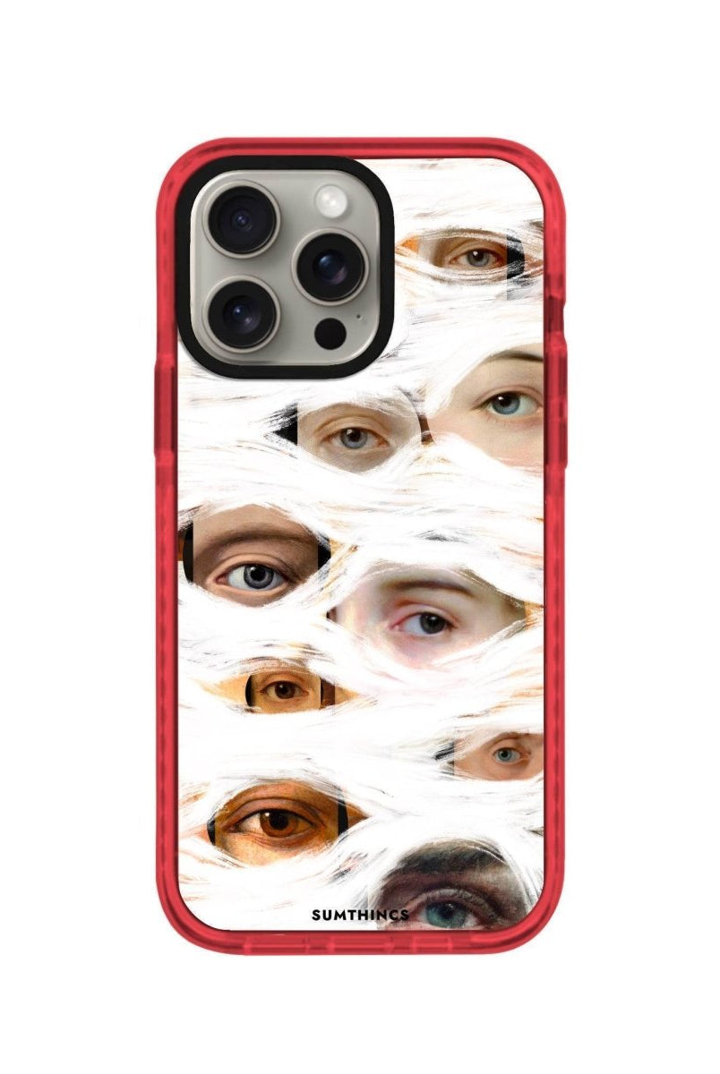 iPhone XR All Eyes On Me Procase Şeffaf Telefon Kılıfı Kırmızı - SUMTHINCS