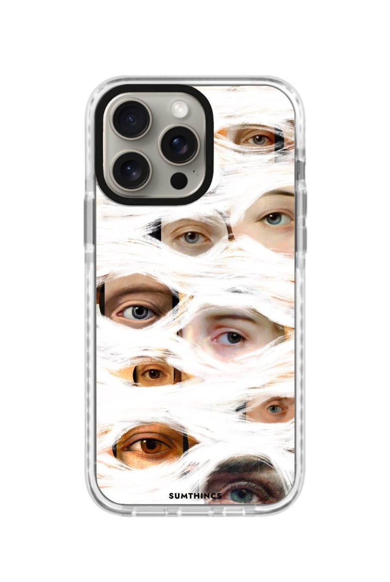 iPhone XR All Eyes On Me Procase Şeffaf Telefon Kılıfı Beyaz Şeffaf - SUMTHINCS
