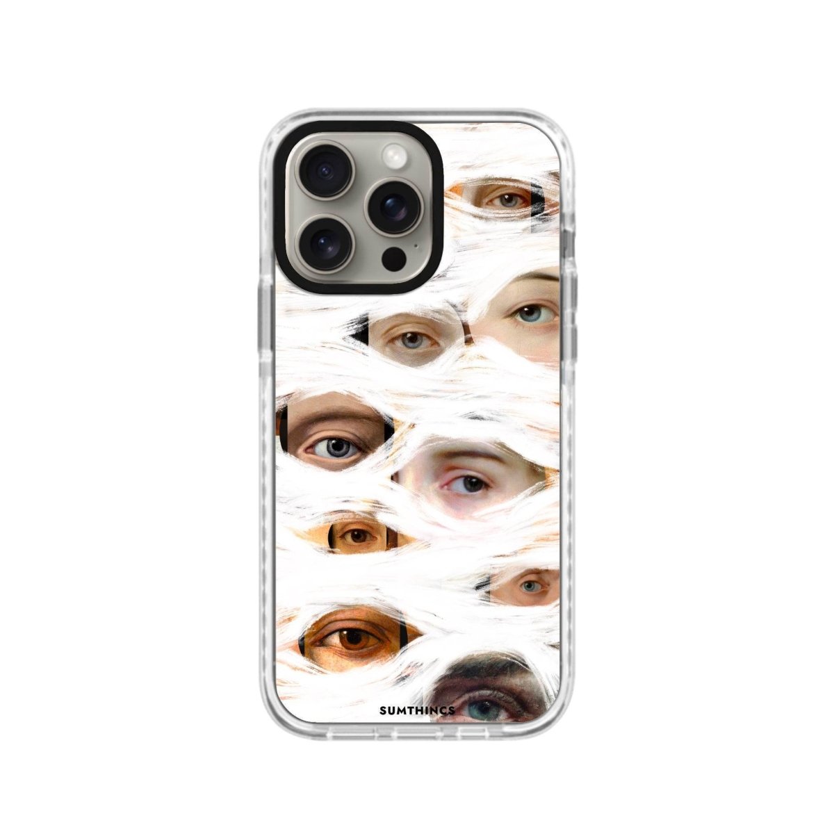 iPhone XR All Eyes On Me Procase Şeffaf Telefon Kılıfı Beyaz Şeffaf - SUMTHINCS