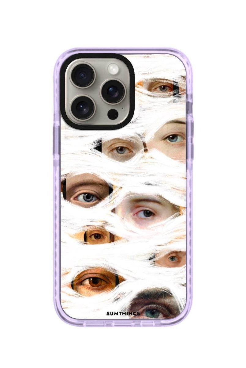 iPhone XR All Eyes On Me Procase Şeffaf Telefon Kılıfı Lila - SUMTHINCS
