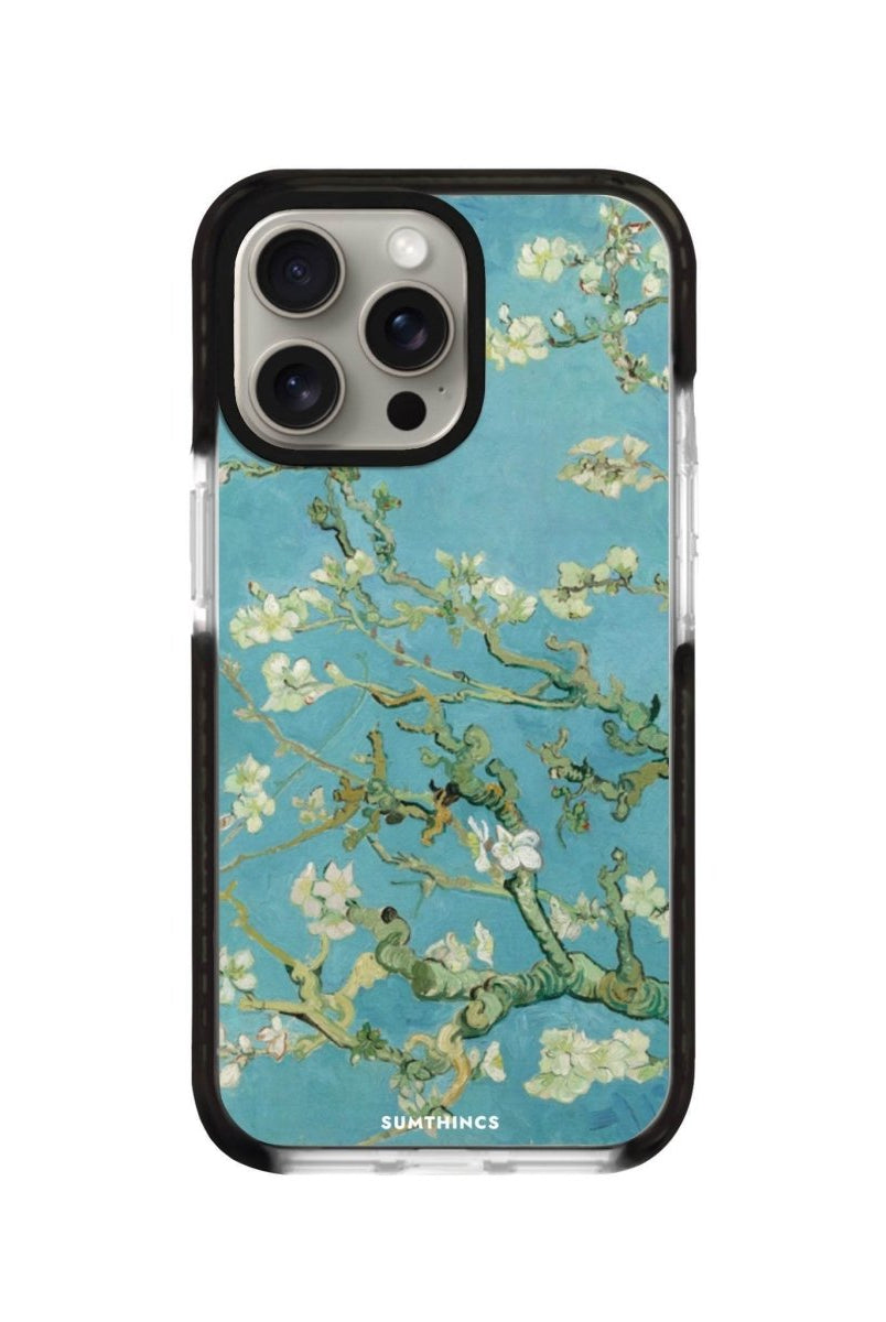 iPhone XR Almond Blossoms Procase Şeffaf Telefon Kılıfı Siyah Şeffaf - SUMTHINCS