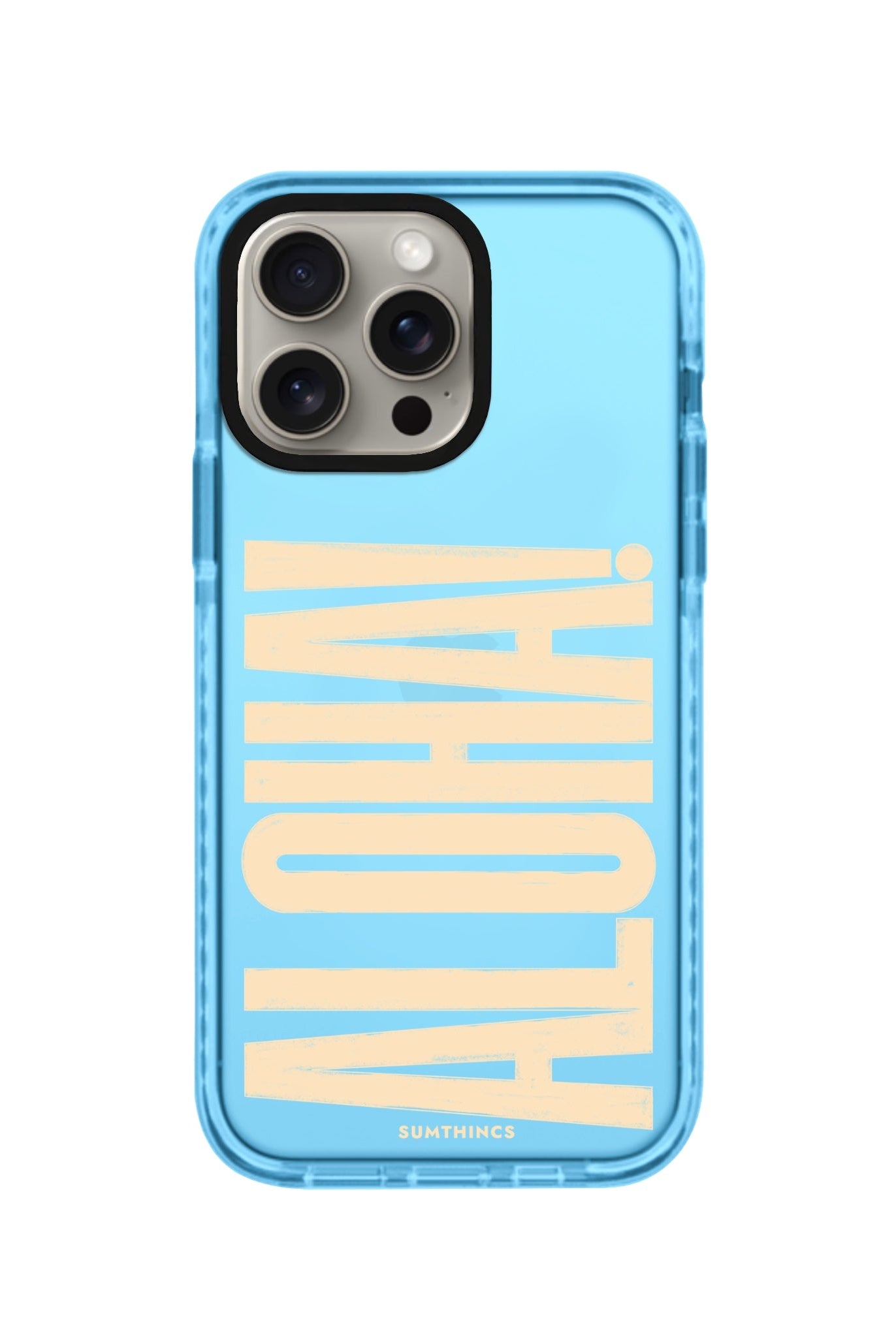 iPhone XR Aloha Procase Şeffaf Telefon Kılıfı Mavi - SUMTHINCS