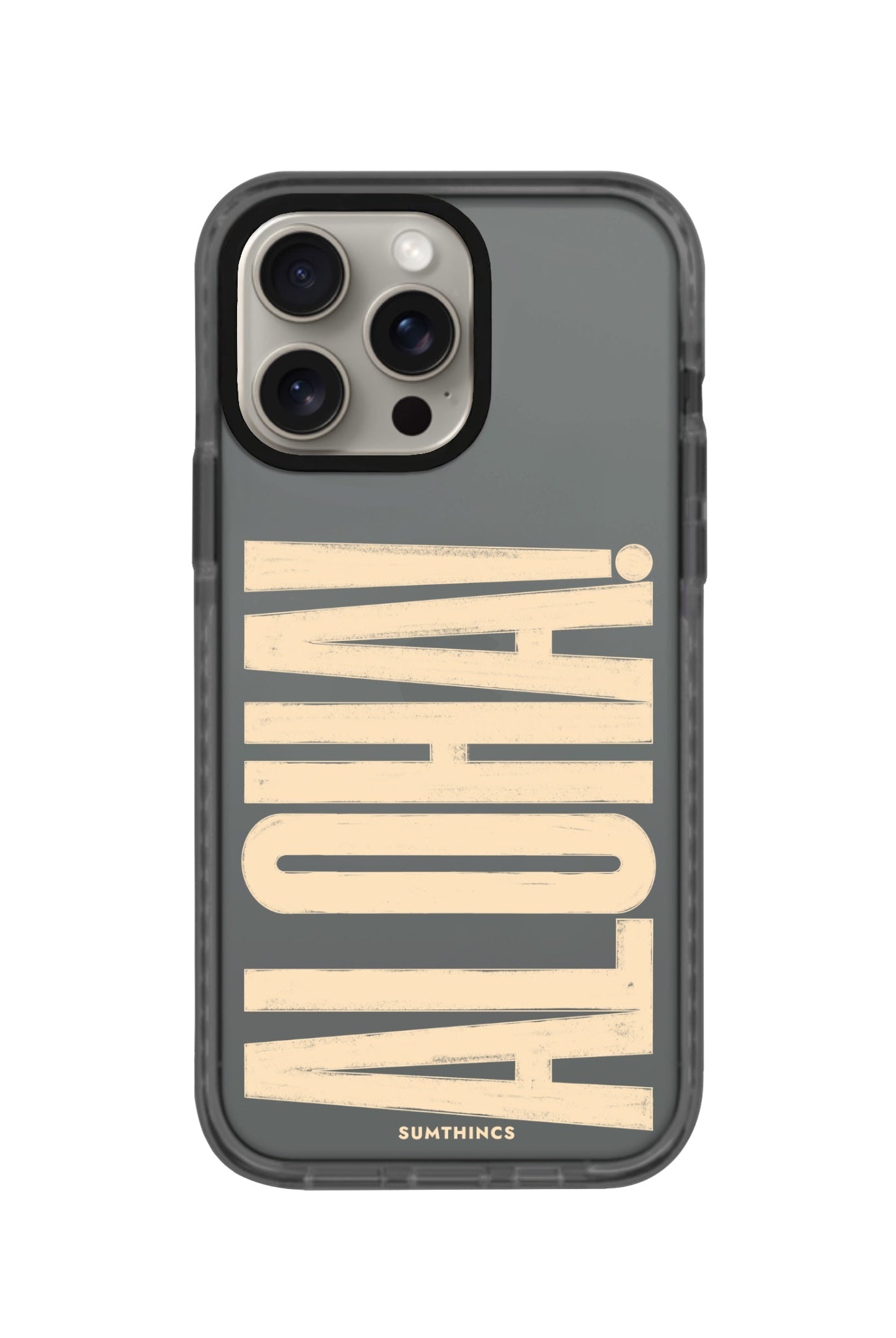 iPhone XR Aloha Procase Şeffaf Telefon Kılıfı Antrasit - SUMTHINCS