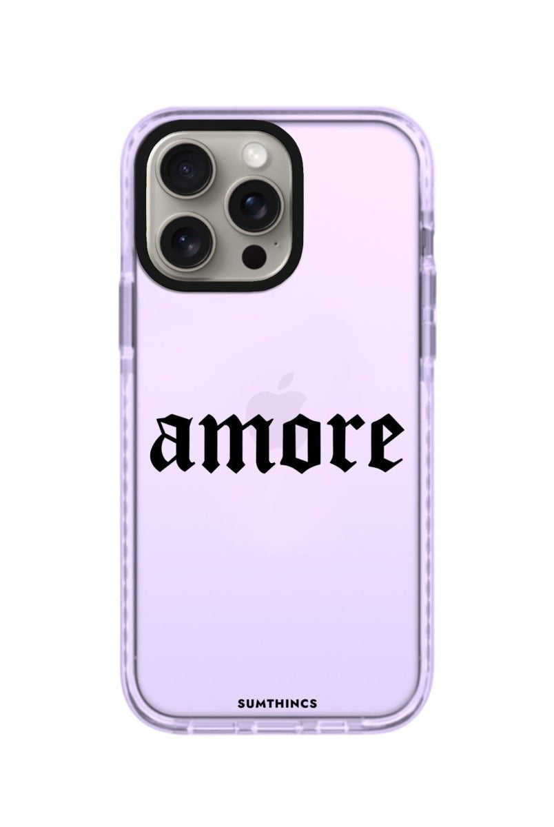 iPhone XR Amore Procase Şeffaf Telefon Kılıfı Lila - SUMTHINCS