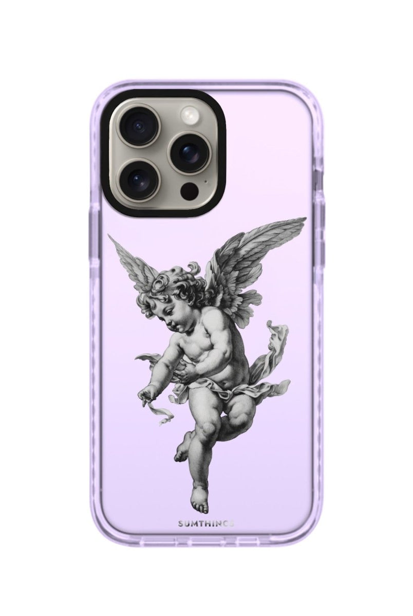 iPhone XR Angel Procase Şeffaf Telefon Kılıfı Lila - SUMTHINCS