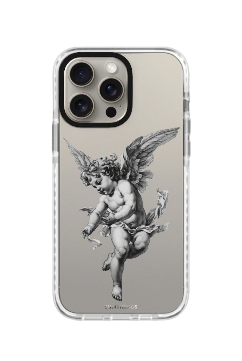 iPhone XR Angel Procase Şeffaf Telefon Kılıfı Beyaz Şeffaf - SUMTHINCS
