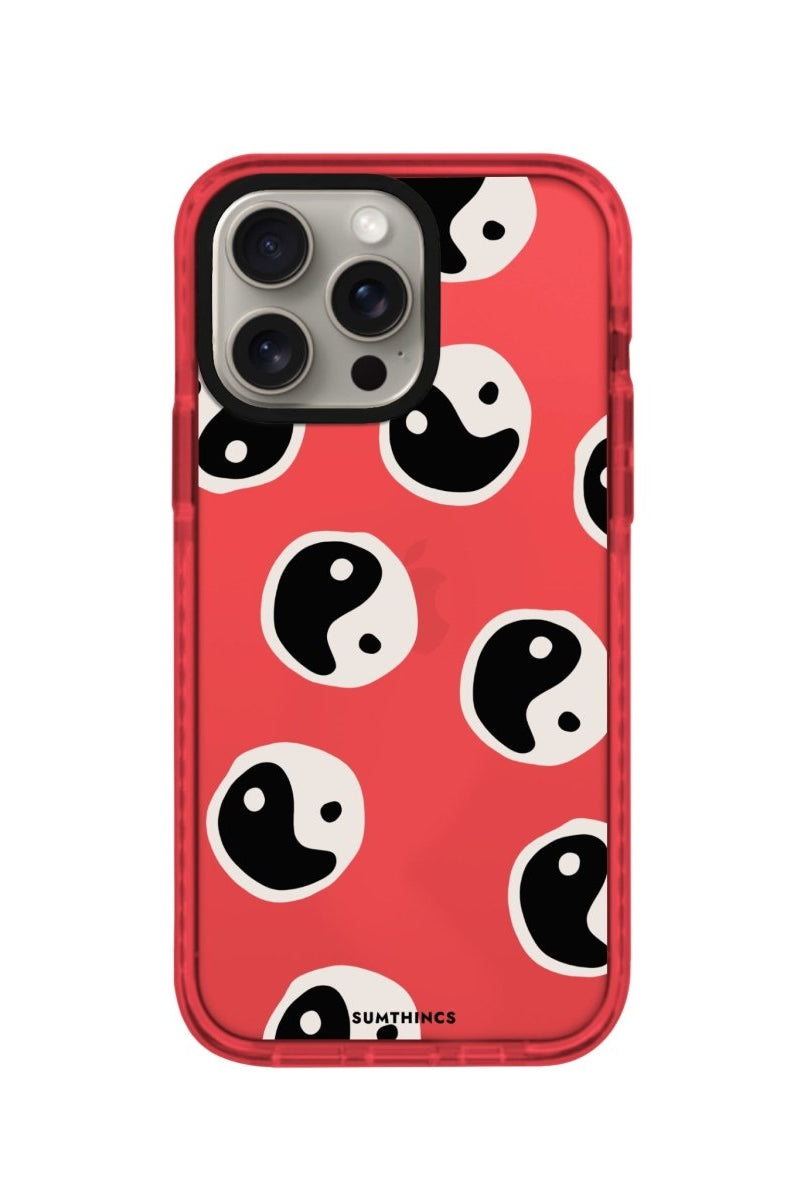 iPhone XR Balance Procase Şeffaf Telefon Kılıfı Kırmızı - SUMTHINCS