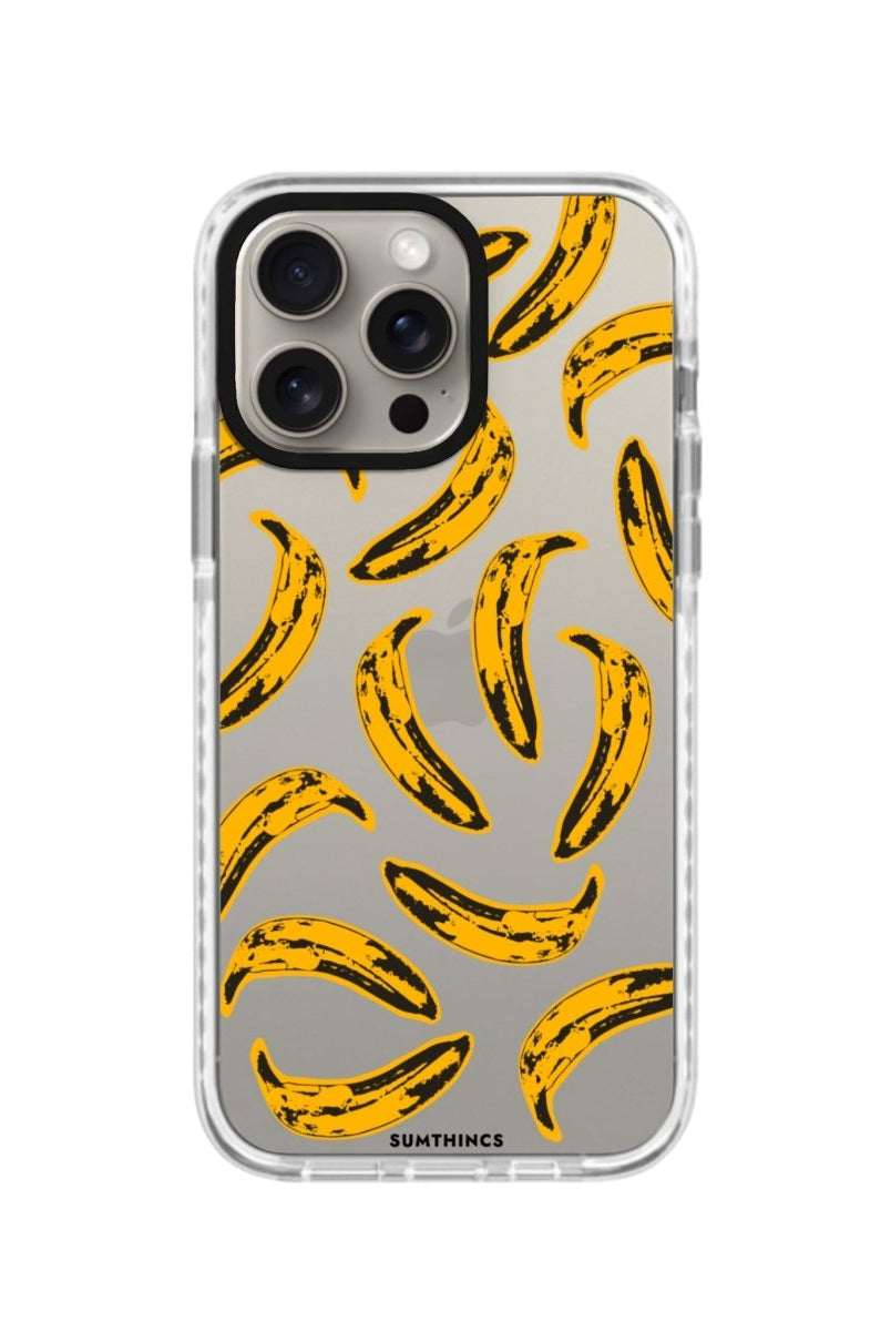 iPhone XR Banana Procase Şeffaf Telefon Kılıfı Beyaz Şeffaf - SUMTHINCS