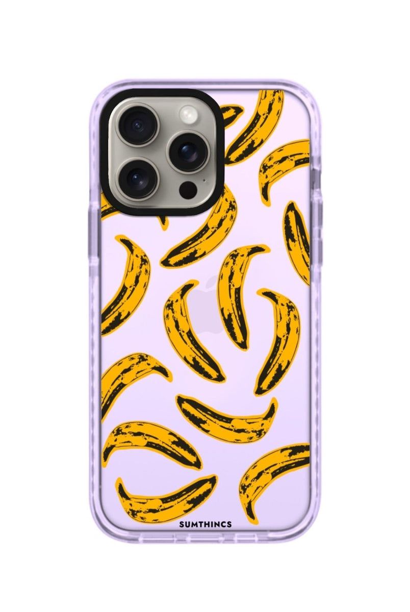 iPhone XR Banana Procase Şeffaf Telefon Kılıfı Lila - SUMTHINCS