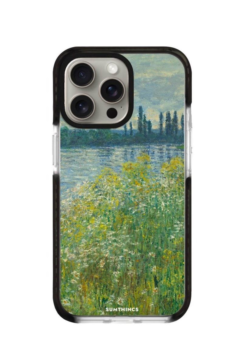 iPhone XR Banks of the Seine Procase Şeffaf Telefon Kılıfı Siyah Şeffaf - SUMTHINCS