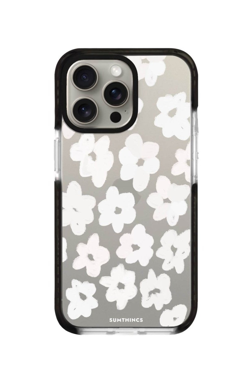 iPhone XR Blossoms Procase Şeffaf Telefon Kılıfı Siyah Şeffaf - SUMTHINCS