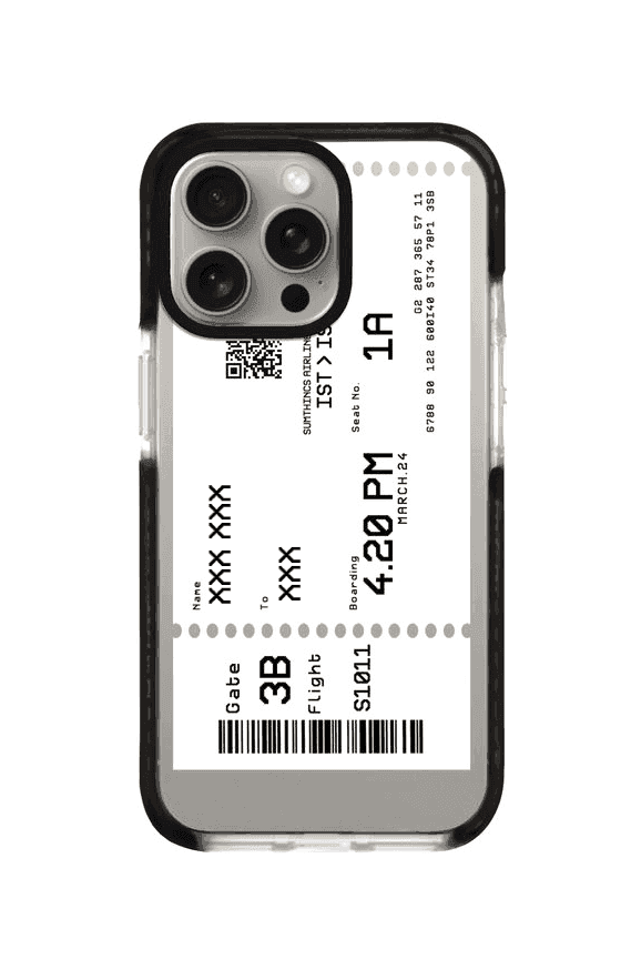 iPhone XR Custom Ticket Kişiye Özel Procase Telefon Kılıfı - SUMTHINCS