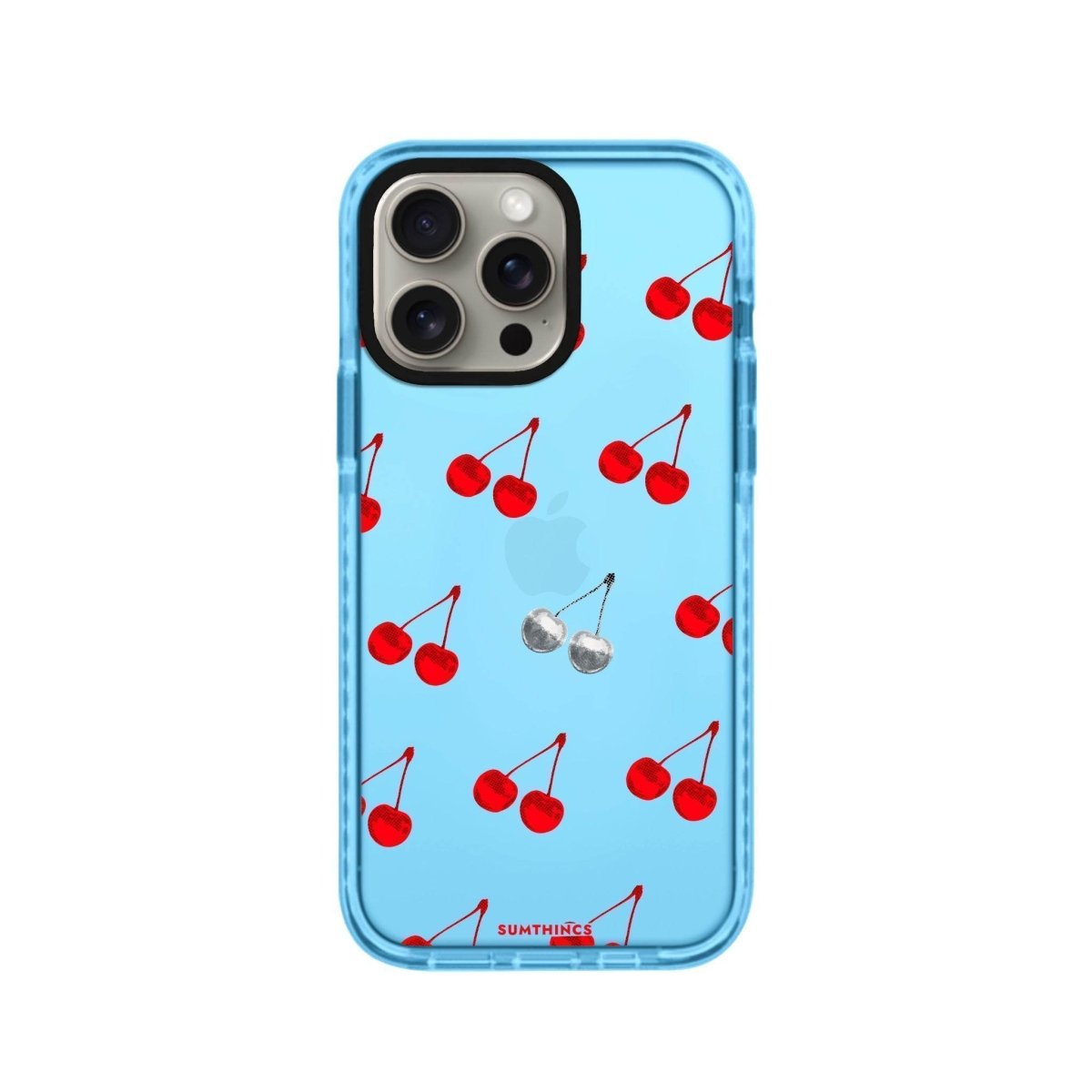 iPhone XR Disco Cherry Procase Şeffaf Telefon Kılıfı Mavi - SUMTHINCS