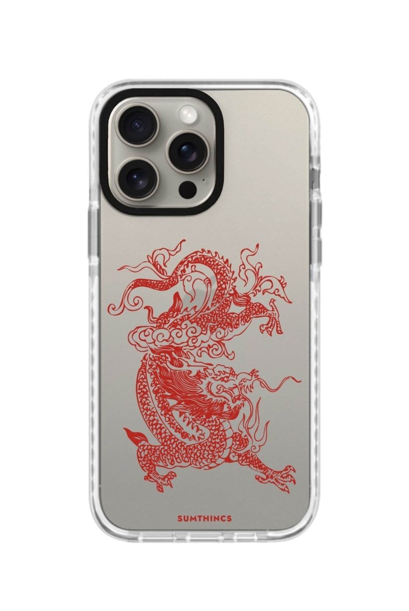 iPhone XR Dragon Procase Şeffaf Telefon Kılıfı Beyaz Şeffaf - SUMTHINCS