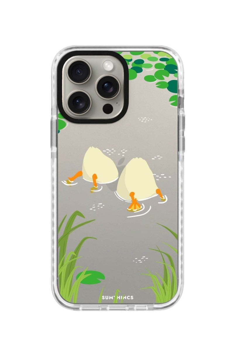 iPhone XR Ducks Procase Şeffaf Telefon Kılıfı Beyaz Şeffaf - SUMTHINCS