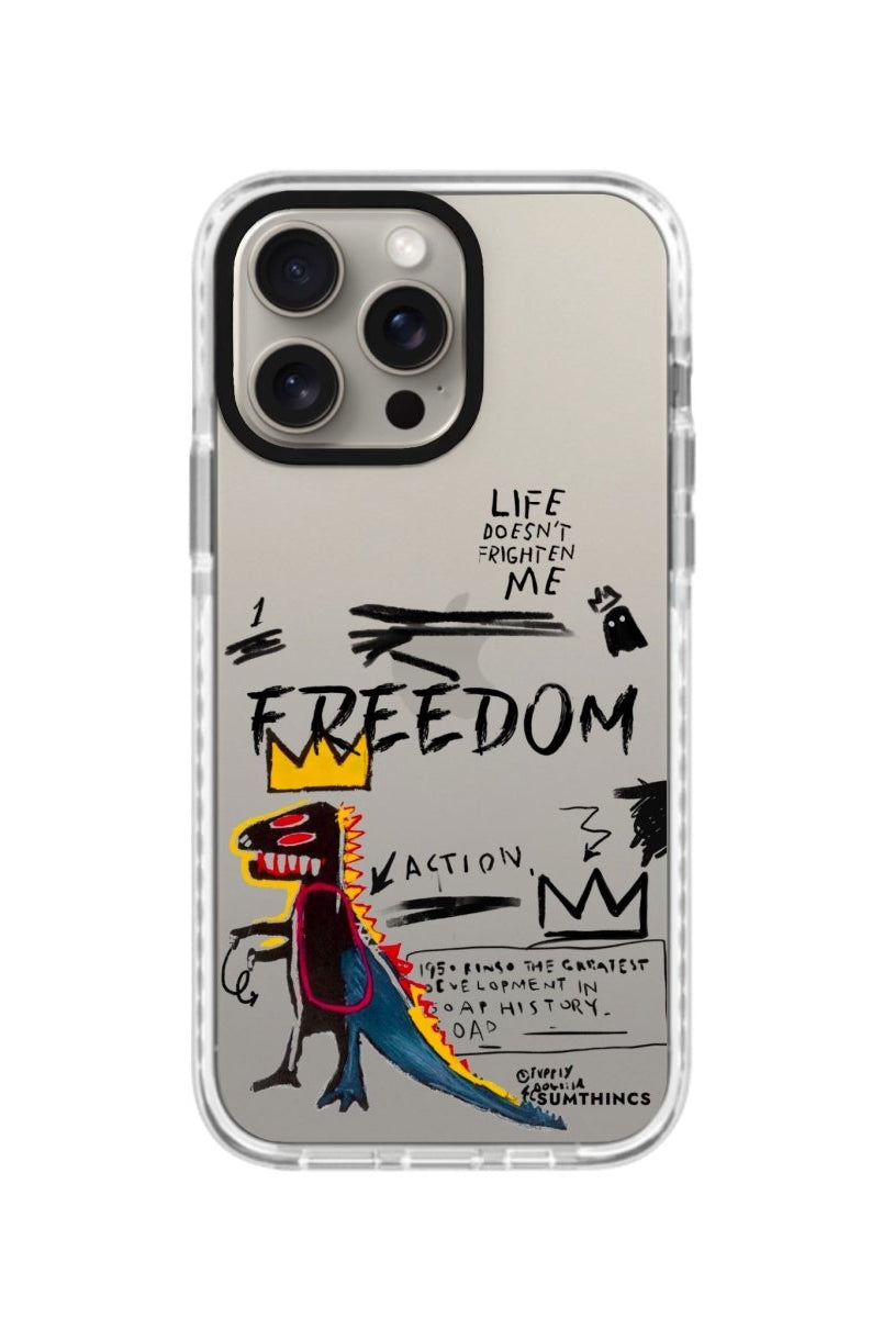 iPhone XR Freedom Procase Şeffaf Telefon Kılıfı Beyaz Şeffaf - SUMTHINCS