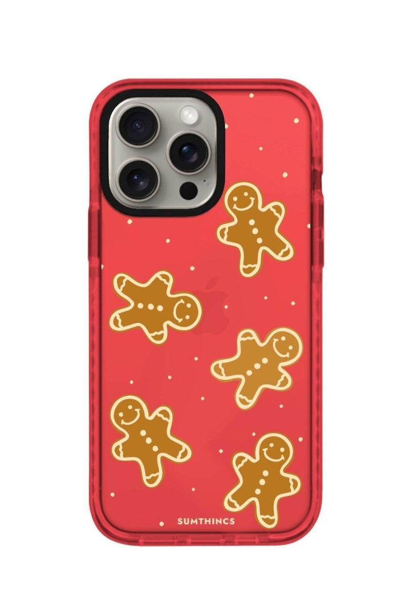 iPhone XR Gingerbread Man Procase Şeffaf Telefon Kılıfı Kırmızı - SUMTHINCS