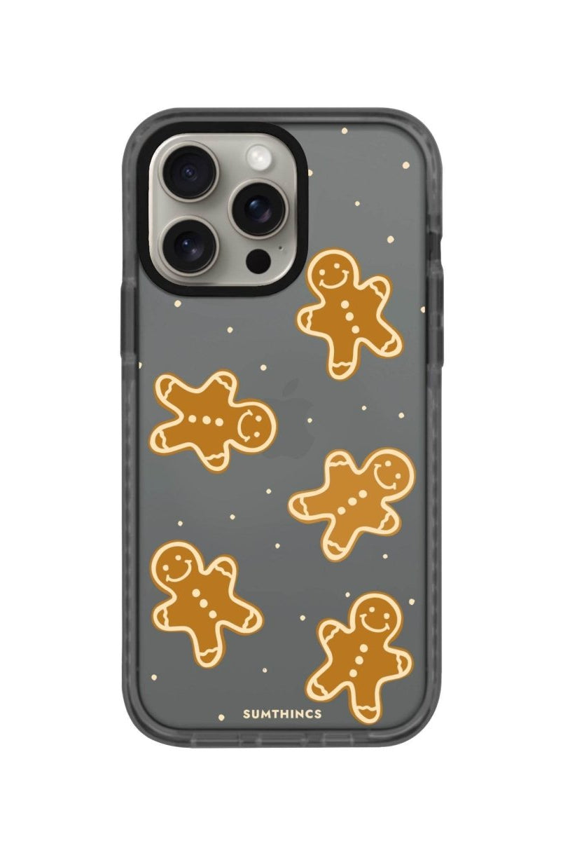iPhone XR Gingerbread Man Procase Şeffaf Telefon Kılıfı Antrasit - SUMTHINCS