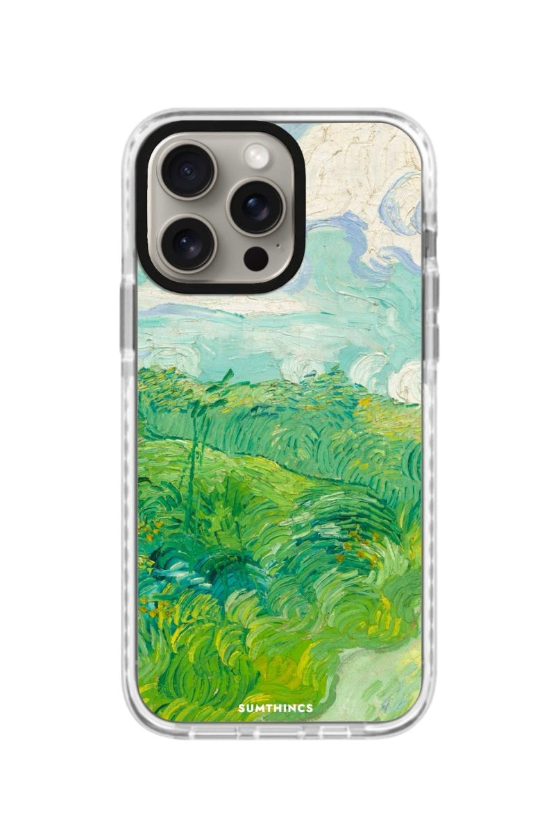iPhone XR Green Wheat Fields Procase Şeffaf Telefon Kılıfı Beyaz Şeffaf - SUMTHINCS