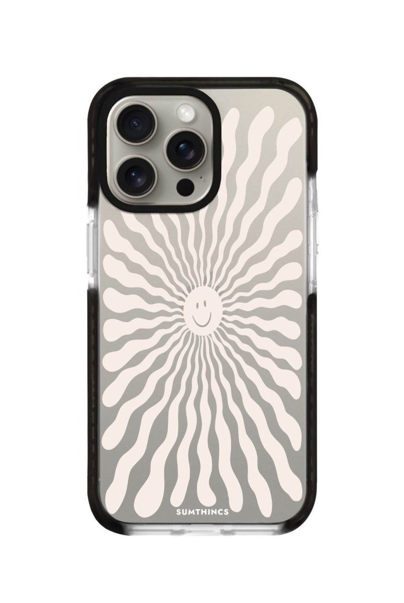 iPhone XR Happy Little Sun Procase Şeffaf Telefon Kılıfı Siyah Şeffaf - SUMTHINCS