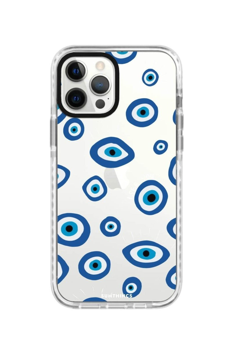 iPhone XR I See You Procase Şeffaf Telefon Kılıfı Beyaz Şeffaf - SUMTHINCS