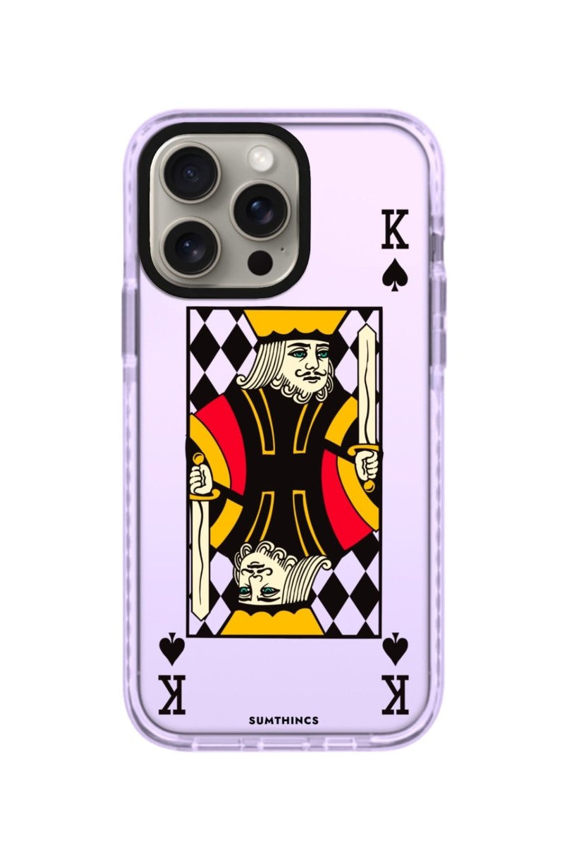 iPhone XR King Procase Şeffaf Telefon Kılıfı Lila - SUMTHINCS