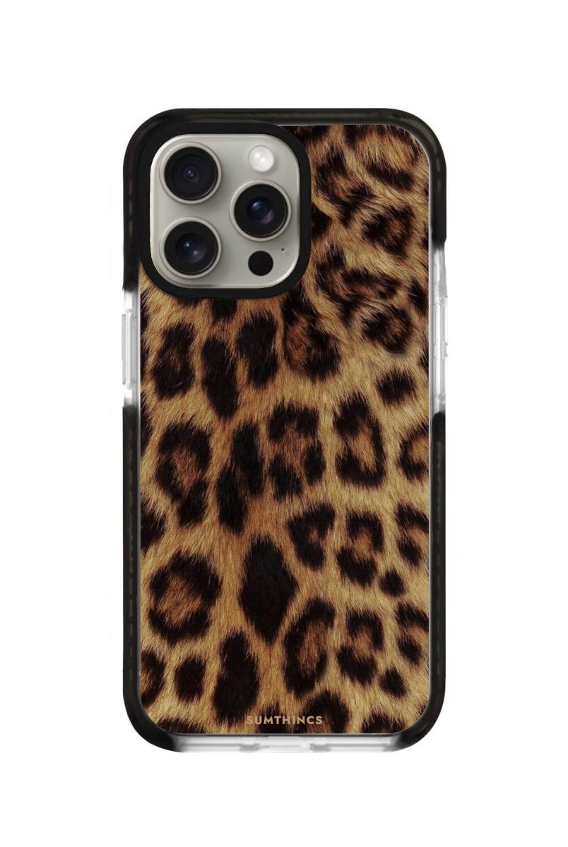 iPhone XR Leopard Procase Şeffaf Telefon Kılıfı Siyah Şeffaf - SUMTHINCS