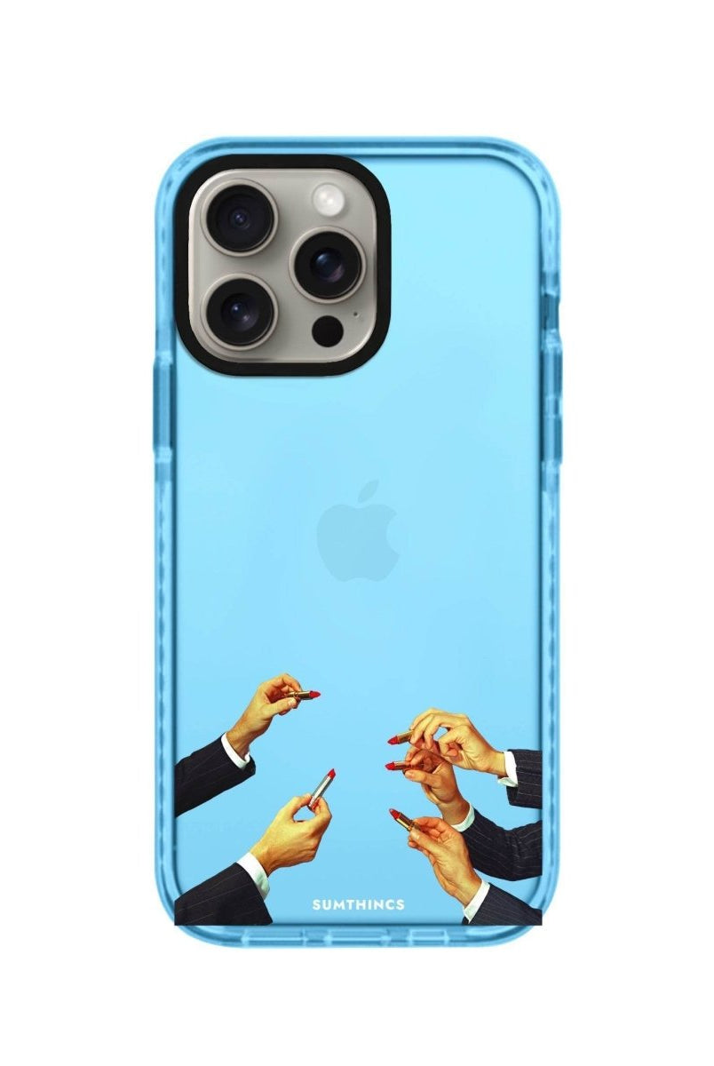 iPhone XR Lipstick Procase Şeffaf Telefon Kılıfı Siyah Şeffaf - SUMTHINCS