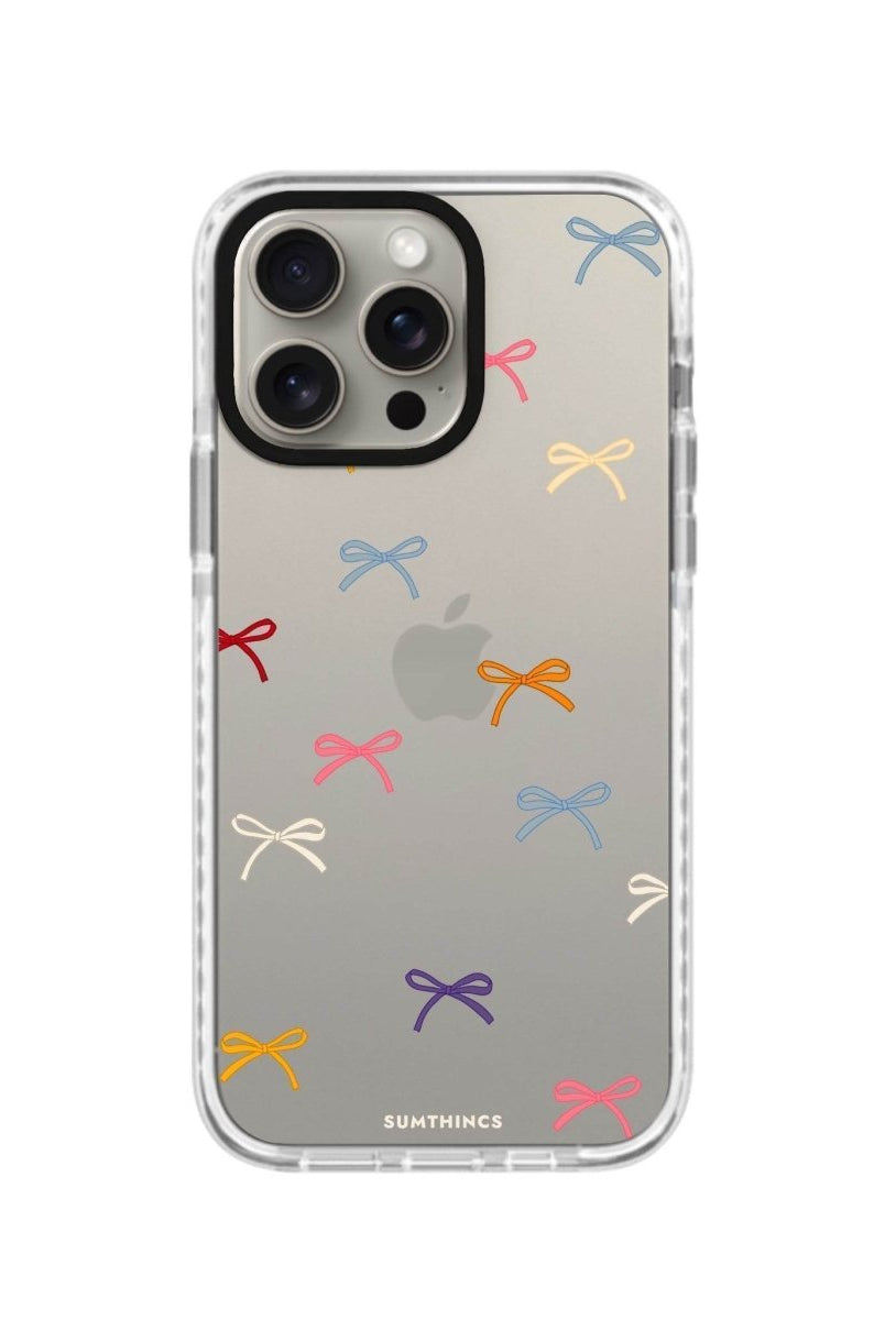 iPhone XR Little Bows Procase Şeffaf Telefon Kılıfı Beyaz Şeffaf - SUMTHINCS