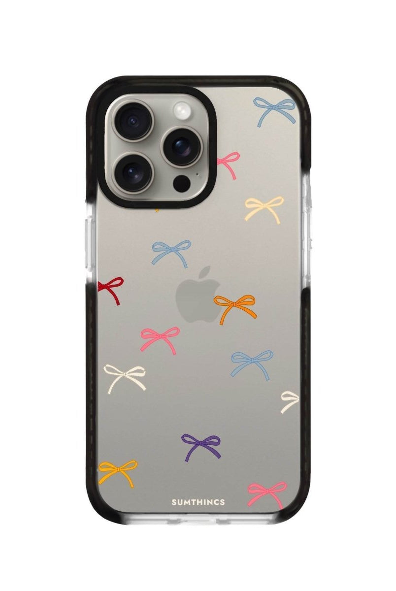 iPhone XR Little Bows Procase Şeffaf Telefon Kılıfı Siyah Şeffaf - SUMTHINCS