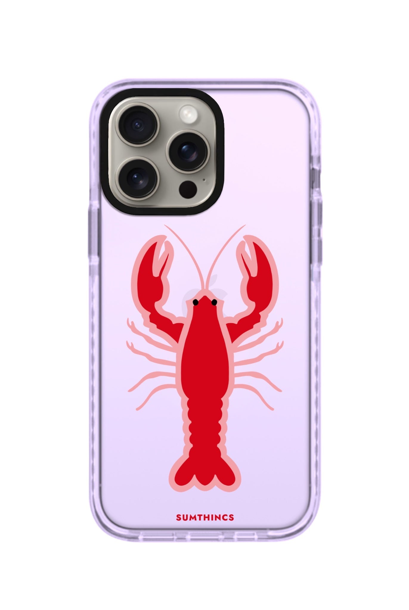 iPhone XR Lobster Procase Şeffaf Telefon Kılıfı Lila - SUMTHINCS