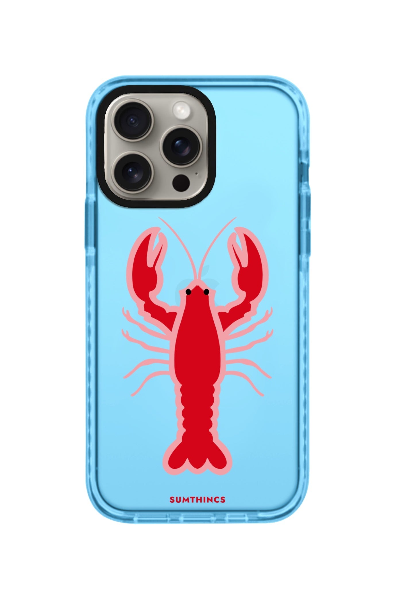 iPhone XR Lobster Procase Şeffaf Telefon Kılıfı Mavi - SUMTHINCS