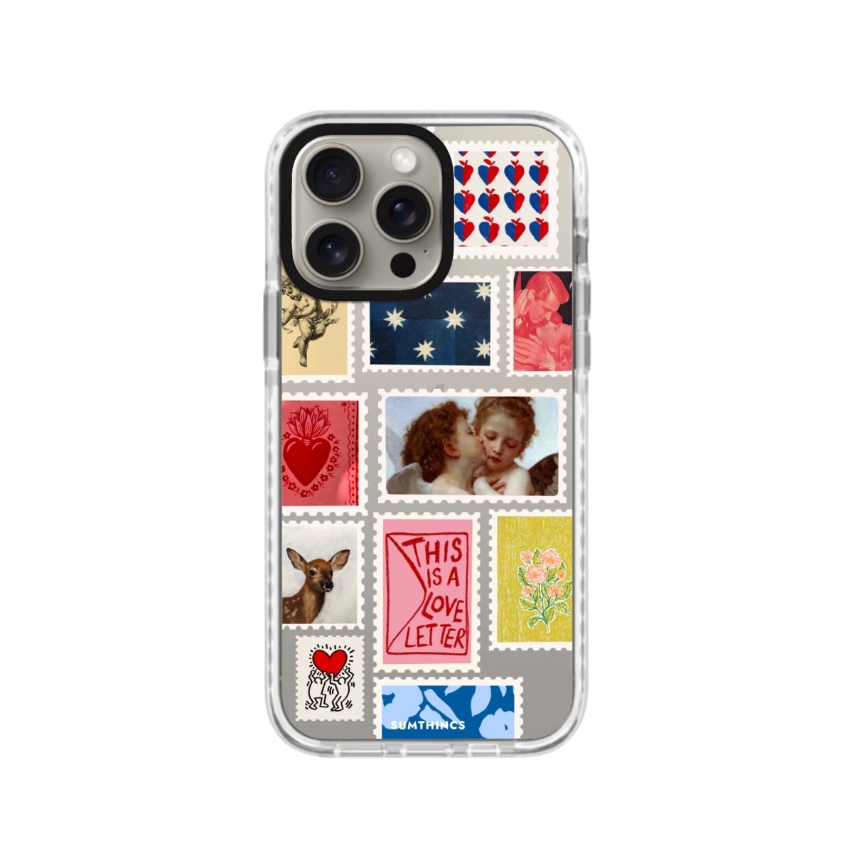 iPhone XR Love Letter Procase Şeffaf Telefon Kılıfı Beyaz Şeffaf - SUMTHINCS