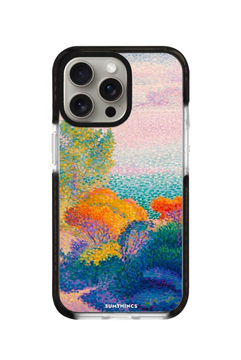 iPhone XR Mediterranean Procase Şeffaf Telefon Kılıfı Siyah Şeffaf - SUMTHINCS