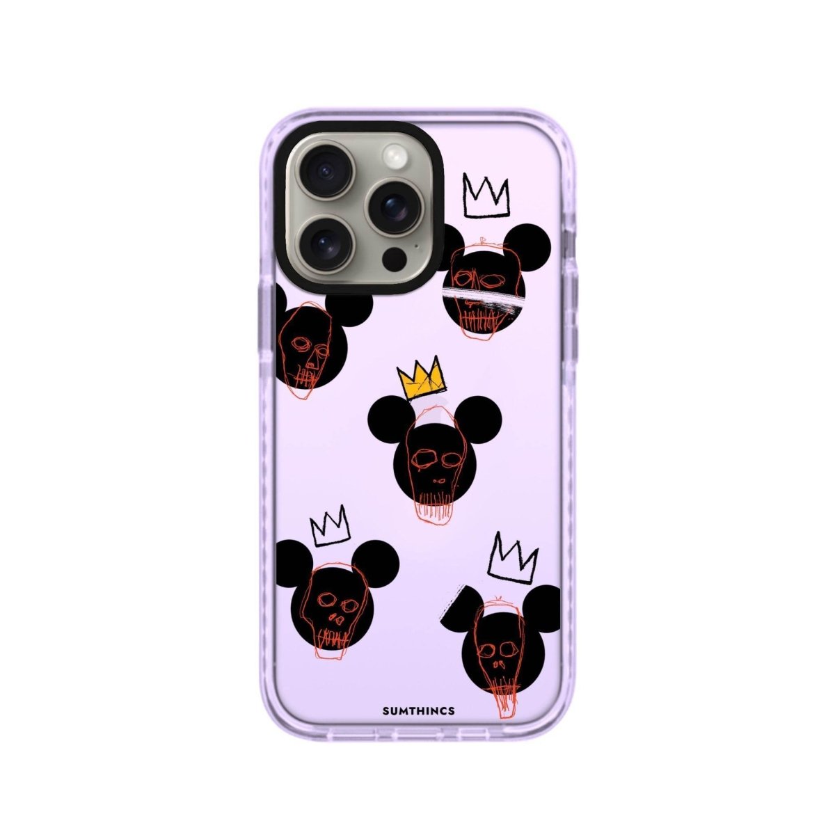 iPhone XR Mickeys Midnight Procase Şeffaf Telefon Kılıfı Lila - SUMTHINCS