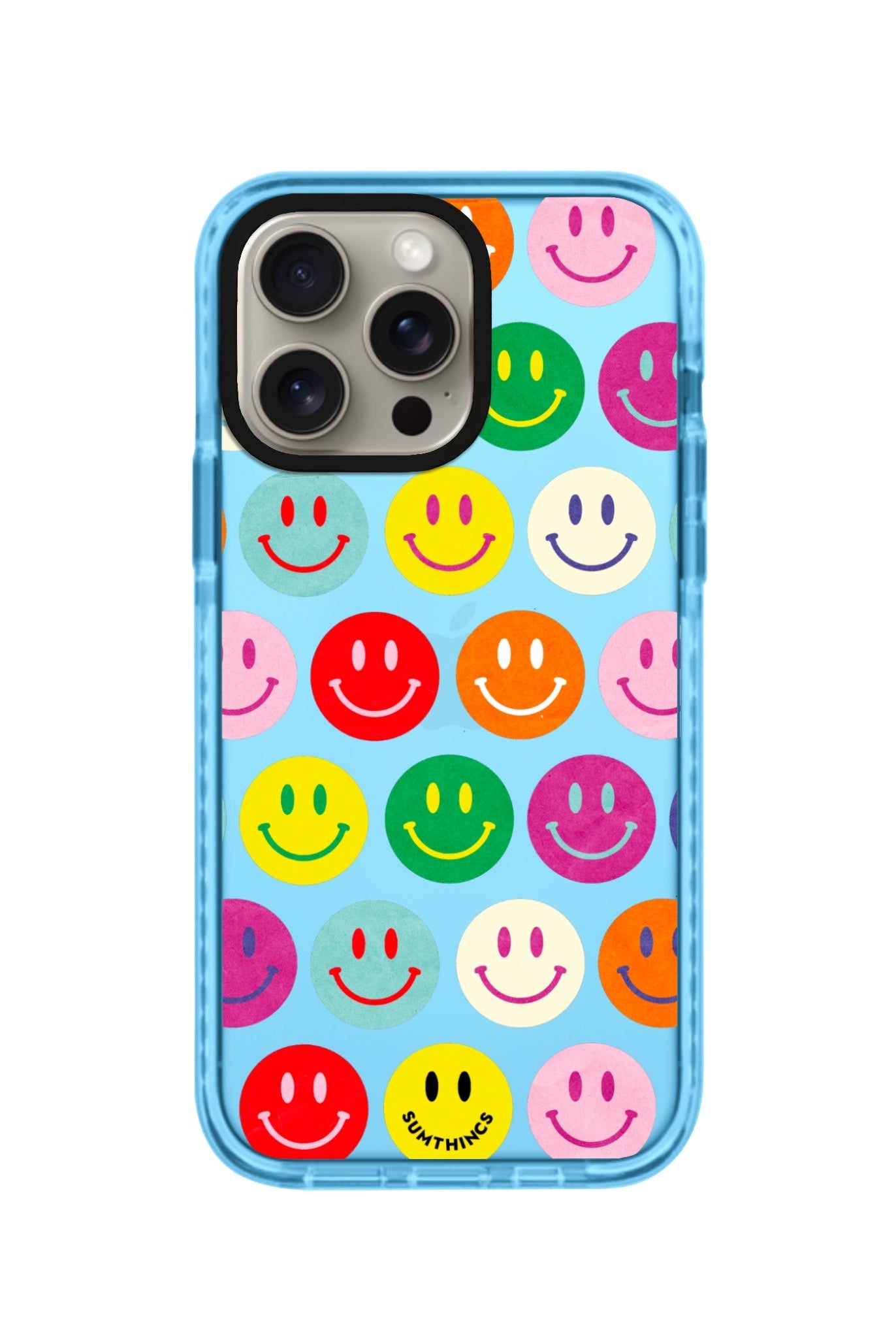 iPhone XR Miles of Smiles Procase Şeffaf Telefon Kılıfı Mavi - SUMTHINCS