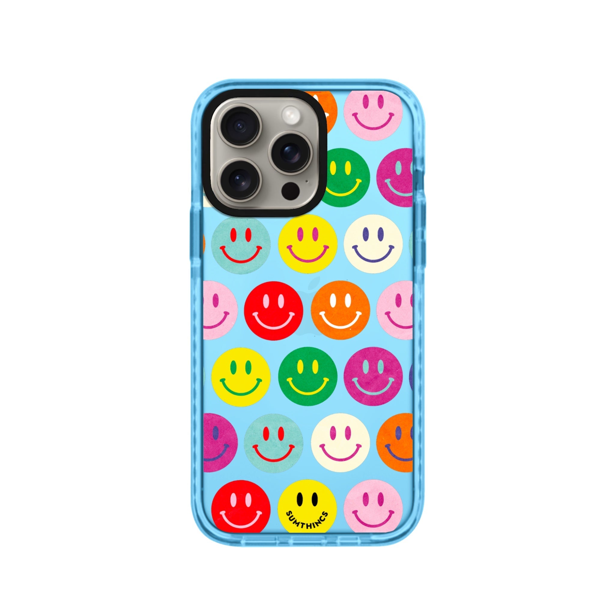 iPhone XR Miles of Smiles Procase Şeffaf Telefon Kılıfı Mavi - SUMTHINCS