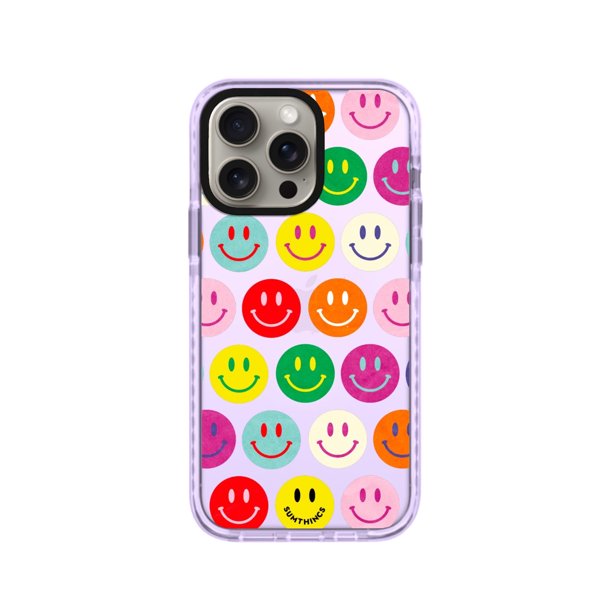 iPhone XR Miles of Smiles Procase Şeffaf Telefon Kılıfı Lila - SUMTHINCS