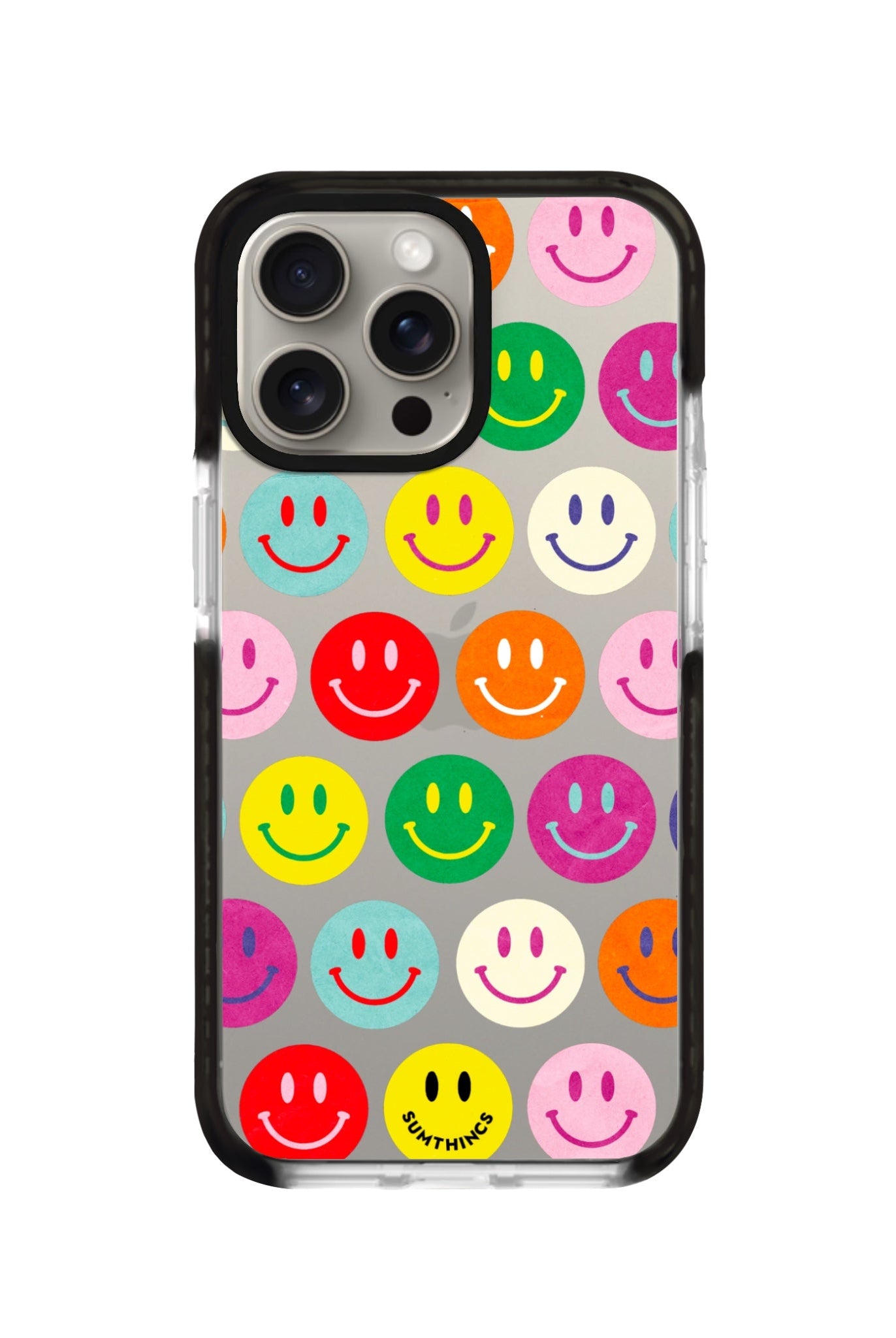 iPhone XR Miles of Smiles Procase Şeffaf Telefon Kılıfı Siyah Şeffaf - SUMTHINCS